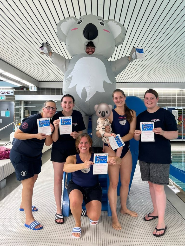 PSV Koalas mit ihren Flyern