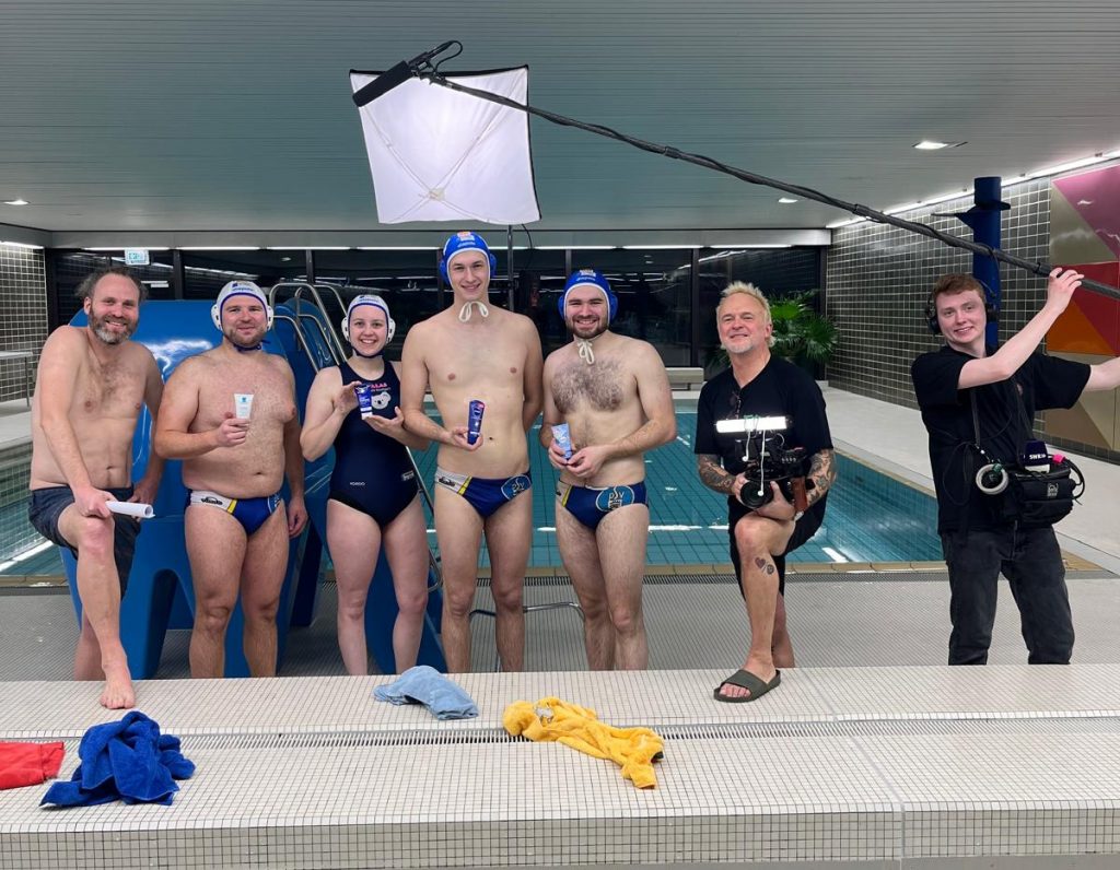 Filmteam und die Handcremetester